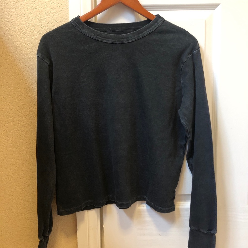 Brandy Melville John Galt black long sleeve top